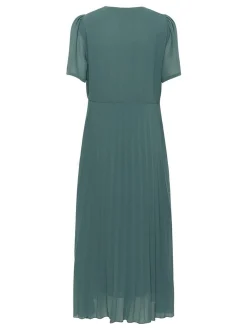 Kaffe Damen Kleid KAevelyn Elastische Taille in mint