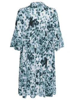 Kaffe Damen Kleid KAhera in petrol