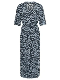 Kaffe Damen Kleid KAivanna in blau