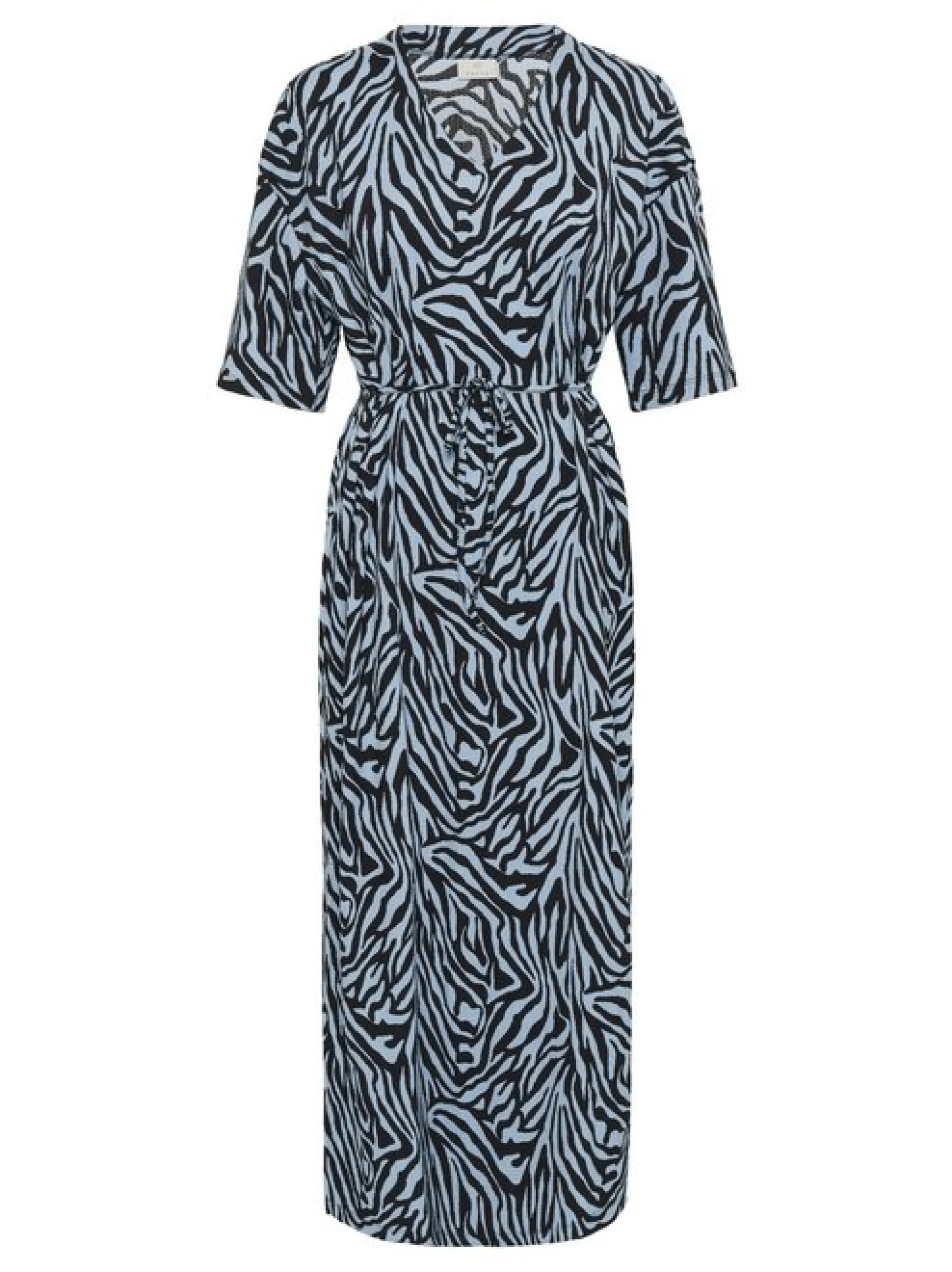 Kaffe Damen Kleid KAivanna in blau