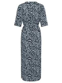Kaffe Damen Kleid KAivanna in blau