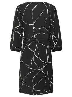 Kaffe Damen Kleid KAkatrine in schwarz