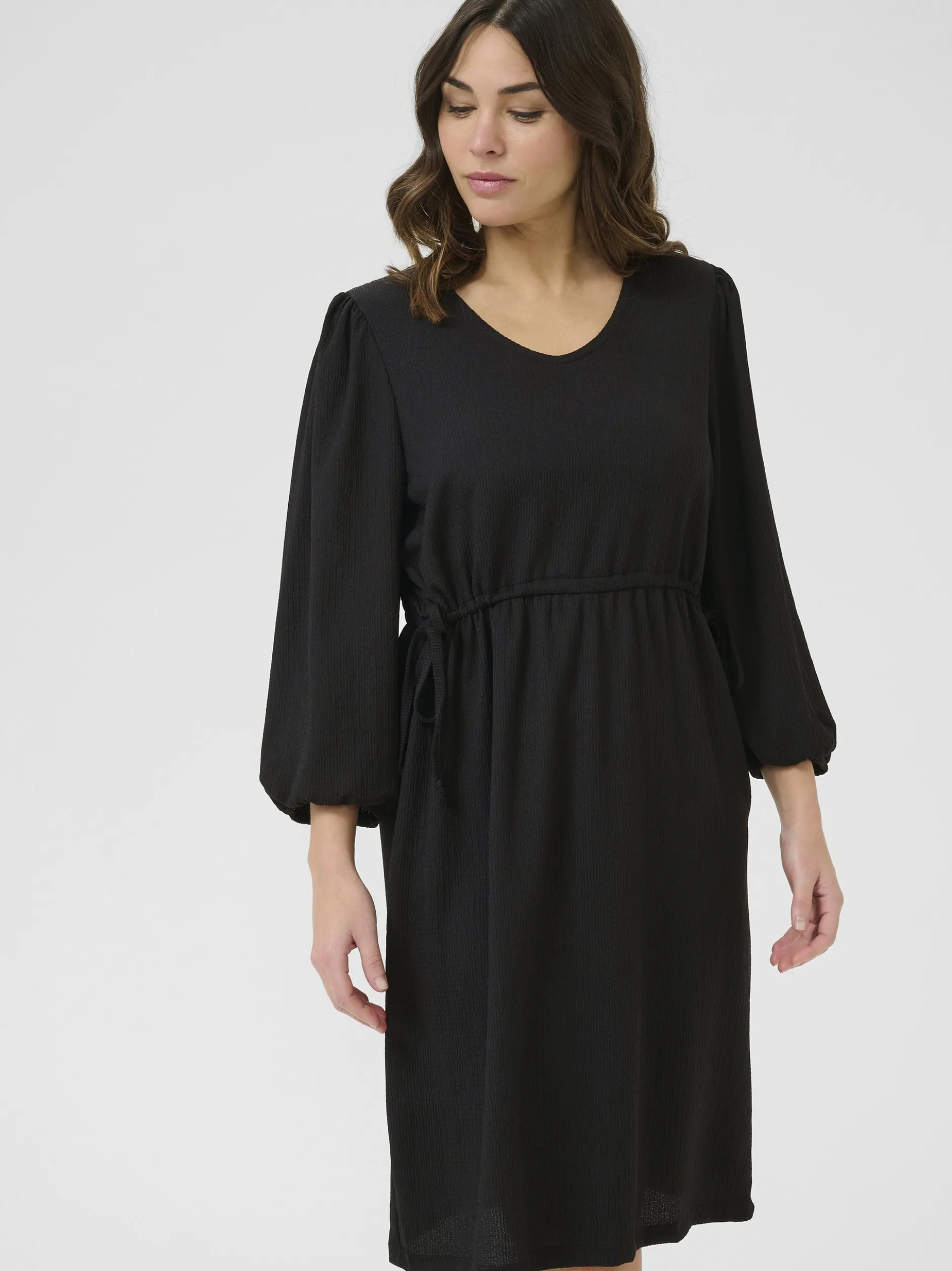 Kaffe Damen Kleid KAkatrine in schwarz