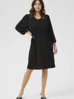 Kaffe Damen Kleid KAkatrine in schwarz