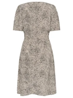 Kaffe Damen Kleid KAliana in grau mehrfarbig
