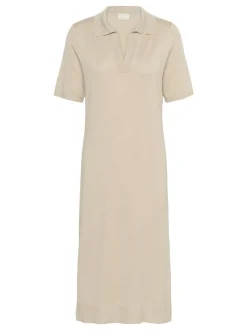 Kaffe Damen Kleid KAlizza in beige