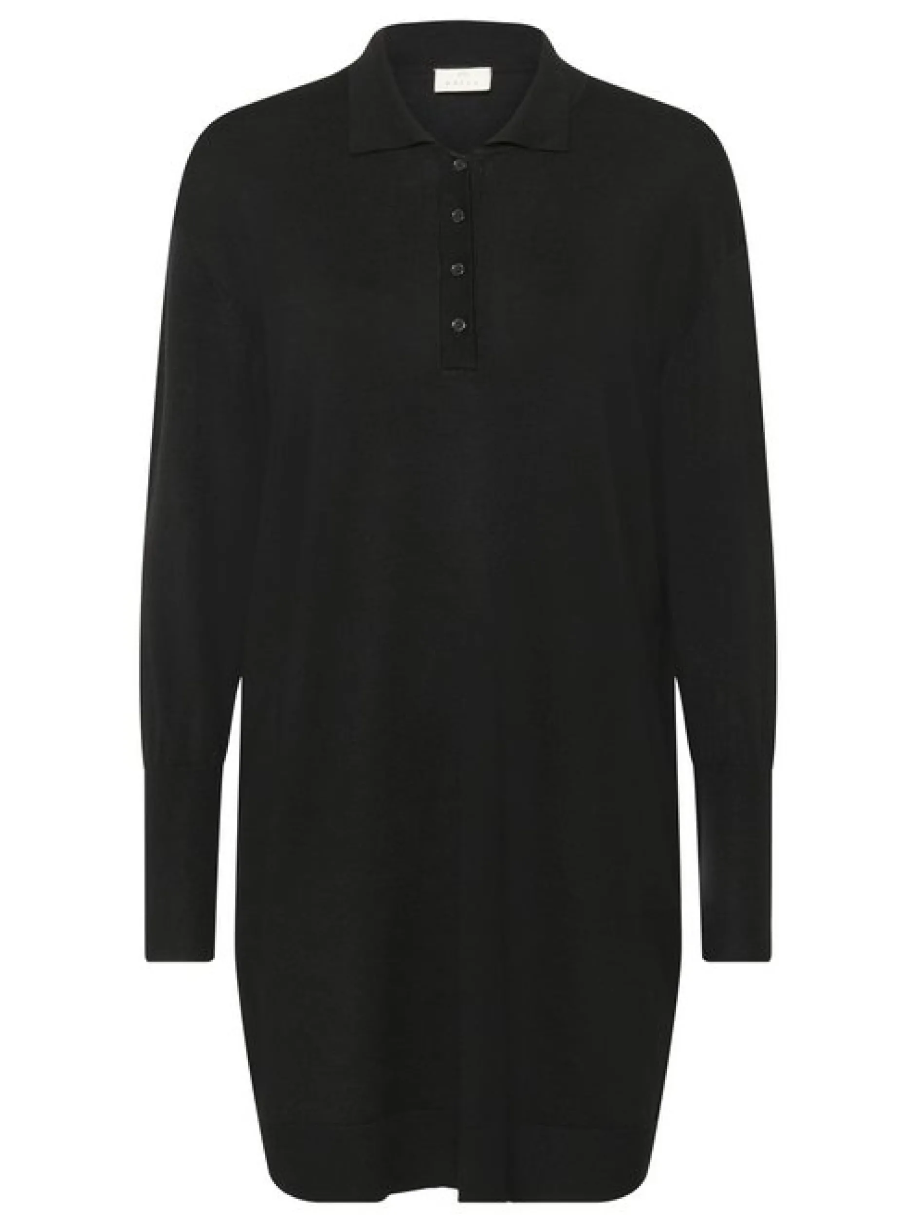 Kaffe Damen Kleid KAlizza in schwarz