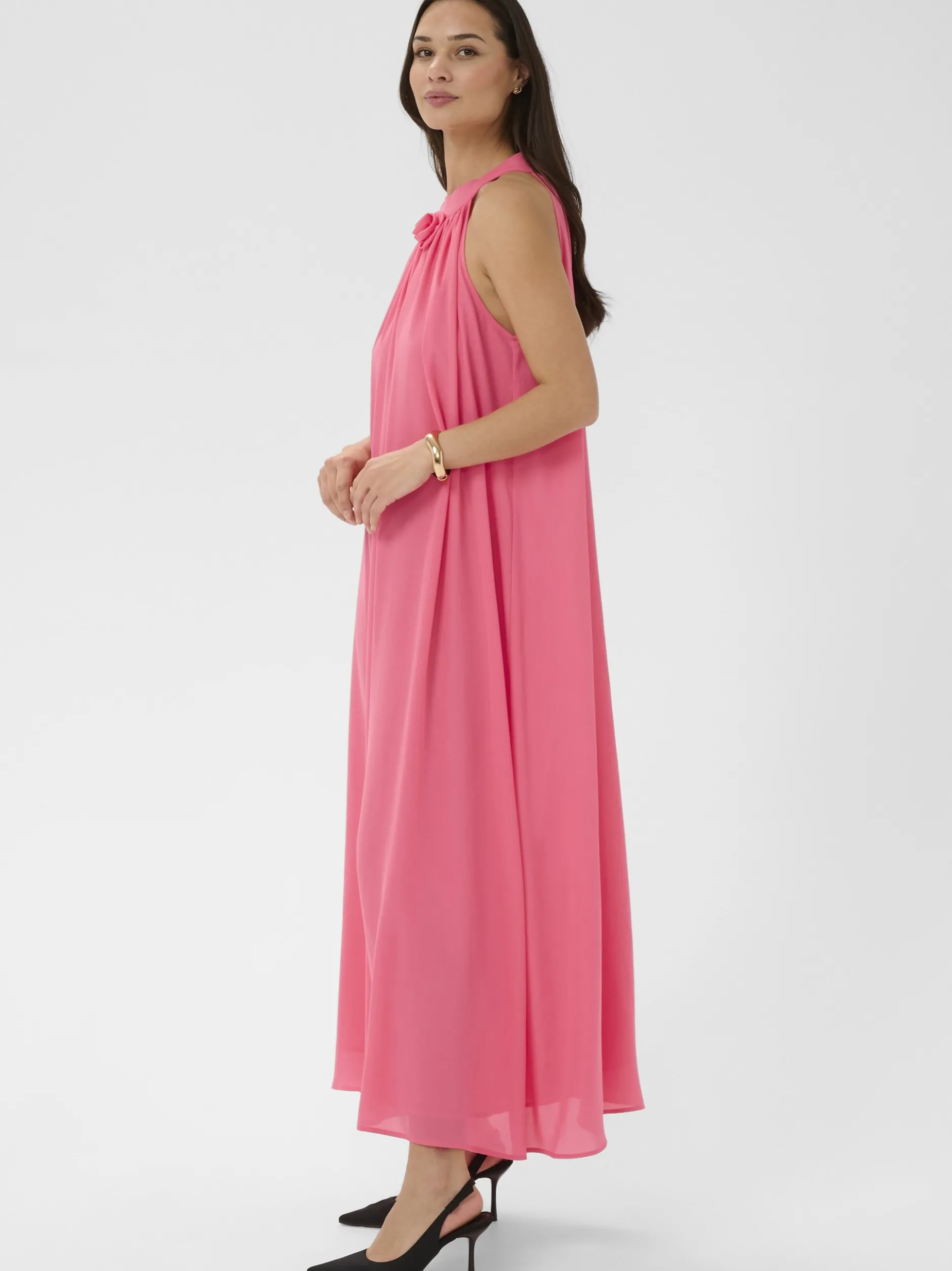 Kaffe Damen Kleid KAlorinda in pink