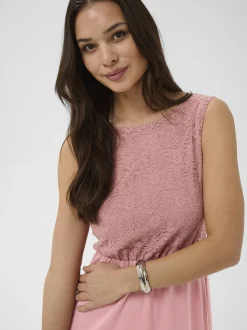 Kaffe Damen Kleid KAlouisa in altrosa