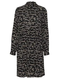 Kaffe Damen Kleid KAluna in schwarz