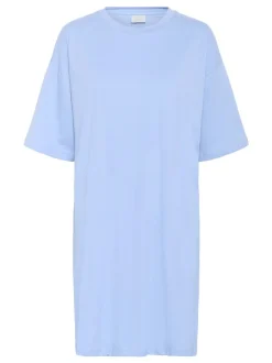 Kaffe Damen Kleid KAmaibritt in hellblau