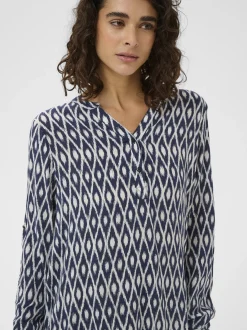 Kaffe Damen Kleid KAmarana in marine