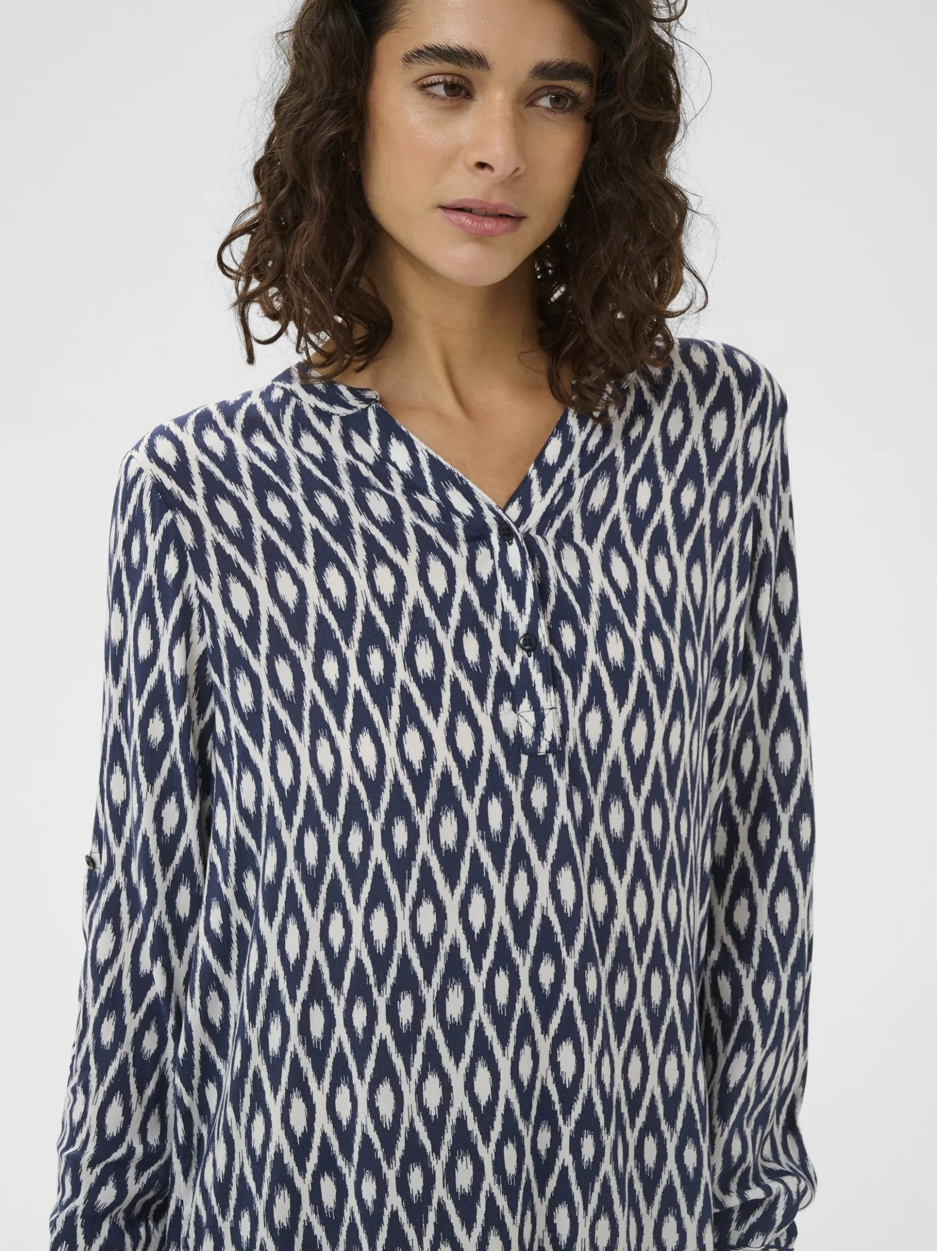 Kaffe Damen Kleid KAmarana in marine