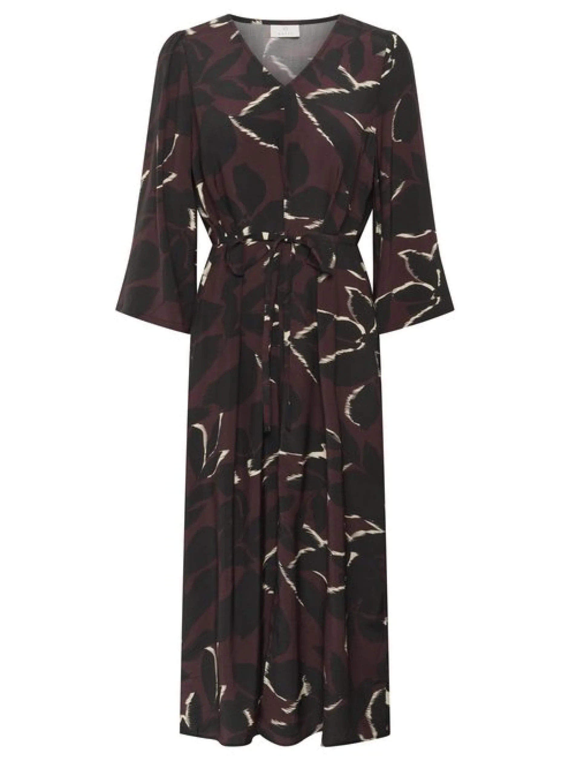 Kaffe Damen Kleid KAmille in bordeaux