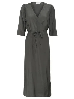 Kaffe Damen Kleid KAmira in anthrazit