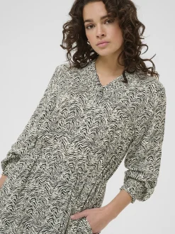 Kaffe Damen Kleid KAmiriam in anthrazit