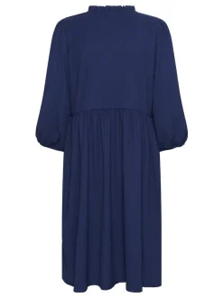Kaffe Damen Kleid KAmolly in blau