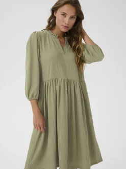 Kaffe Damen Kleid KAmolly in grün