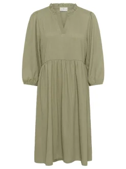 Kaffe Damen Kleid KAmolly in grün