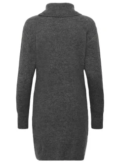 Kaffe Damen Kleid KAmyra in grau