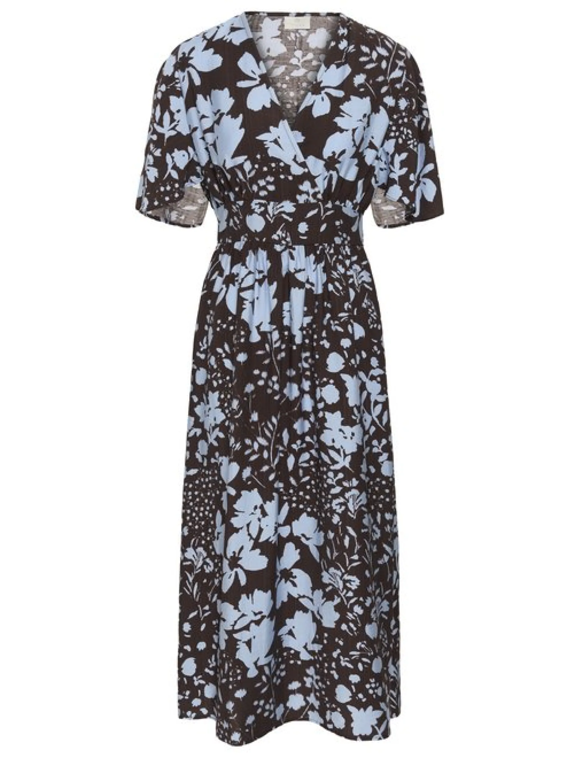 Kaffe Damen Kleid KAnadira in braun