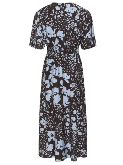 Kaffe Damen Kleid KAnadira in braun