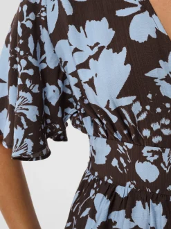 Kaffe Damen Kleid KAnadira in braun