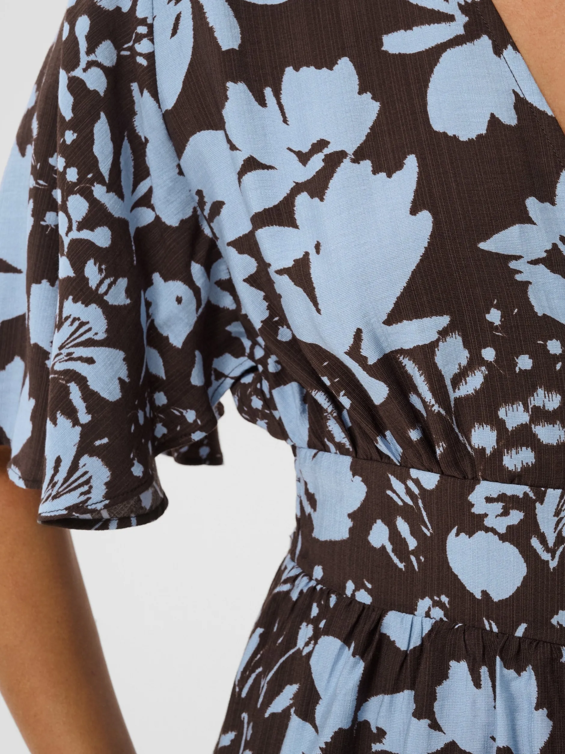 Kaffe Damen Kleid KAnadira in braun