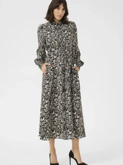 Kaffe Damen Kleid KApollie in schwarz
