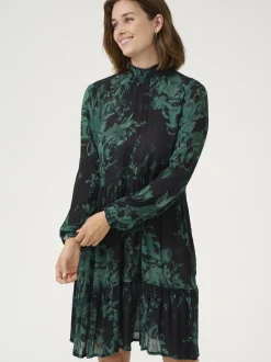 Kaffe Damen Kleid - KArikka in schwarz