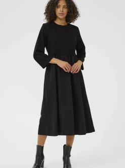 Kaffe Damen Kleid KArosa in schwarz