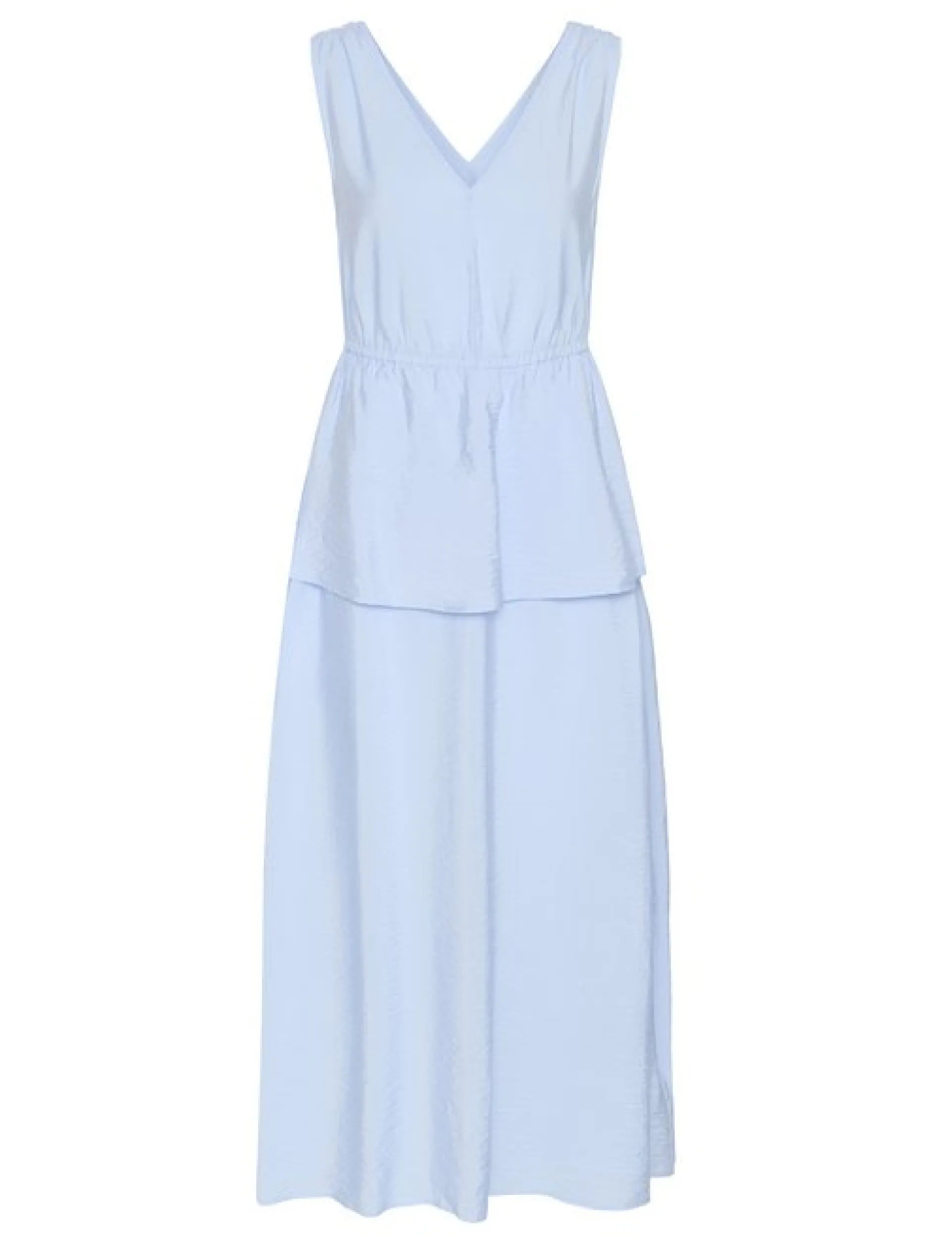 Kaffe Damen Kleid KArosie in hellblau