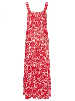 Kaffe Damen Kleid KAvalery in rot