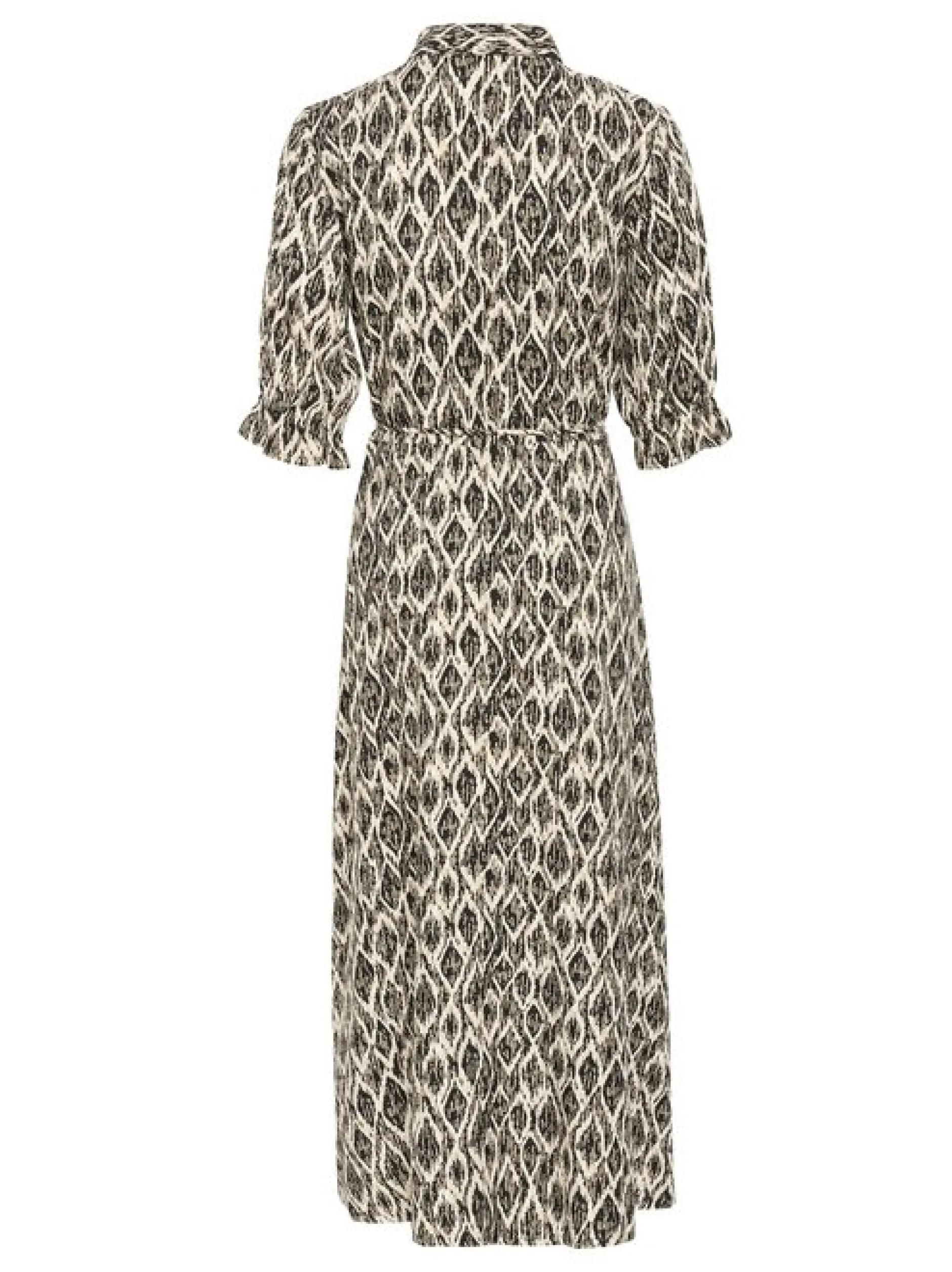 Kaffe Damen Kleid KAveronica in beige schwarz