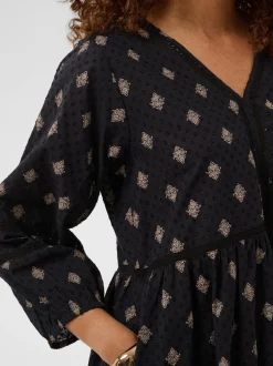 Kaffe Damen Kleid KAwila in schwarz
