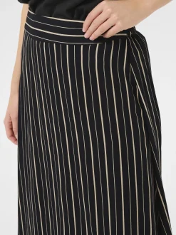 Kaffe Damen Rock BPluna Elastische Taille in schwarz