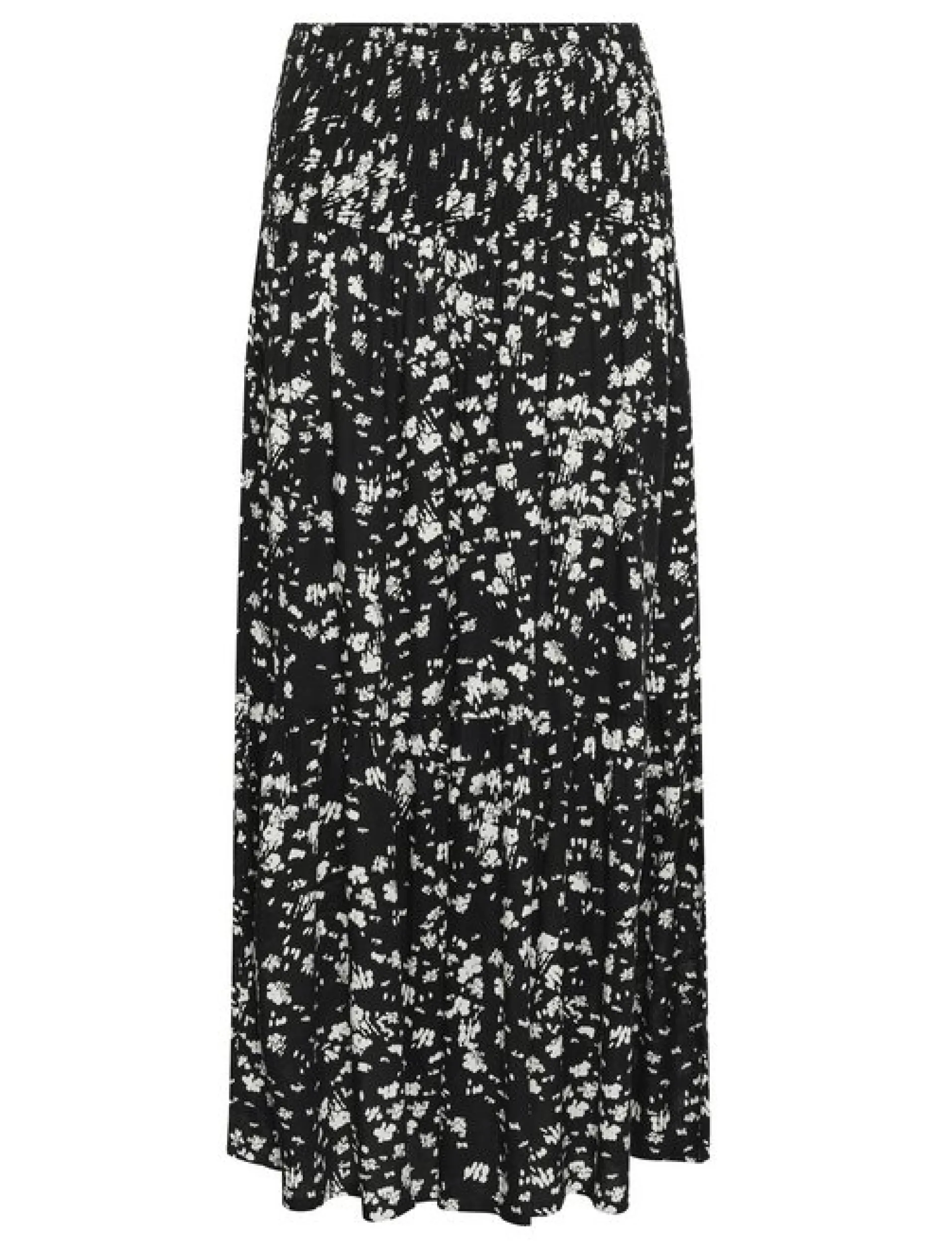 Kaffe Damen Rock KAbeathe Elastische Taille in schwarz