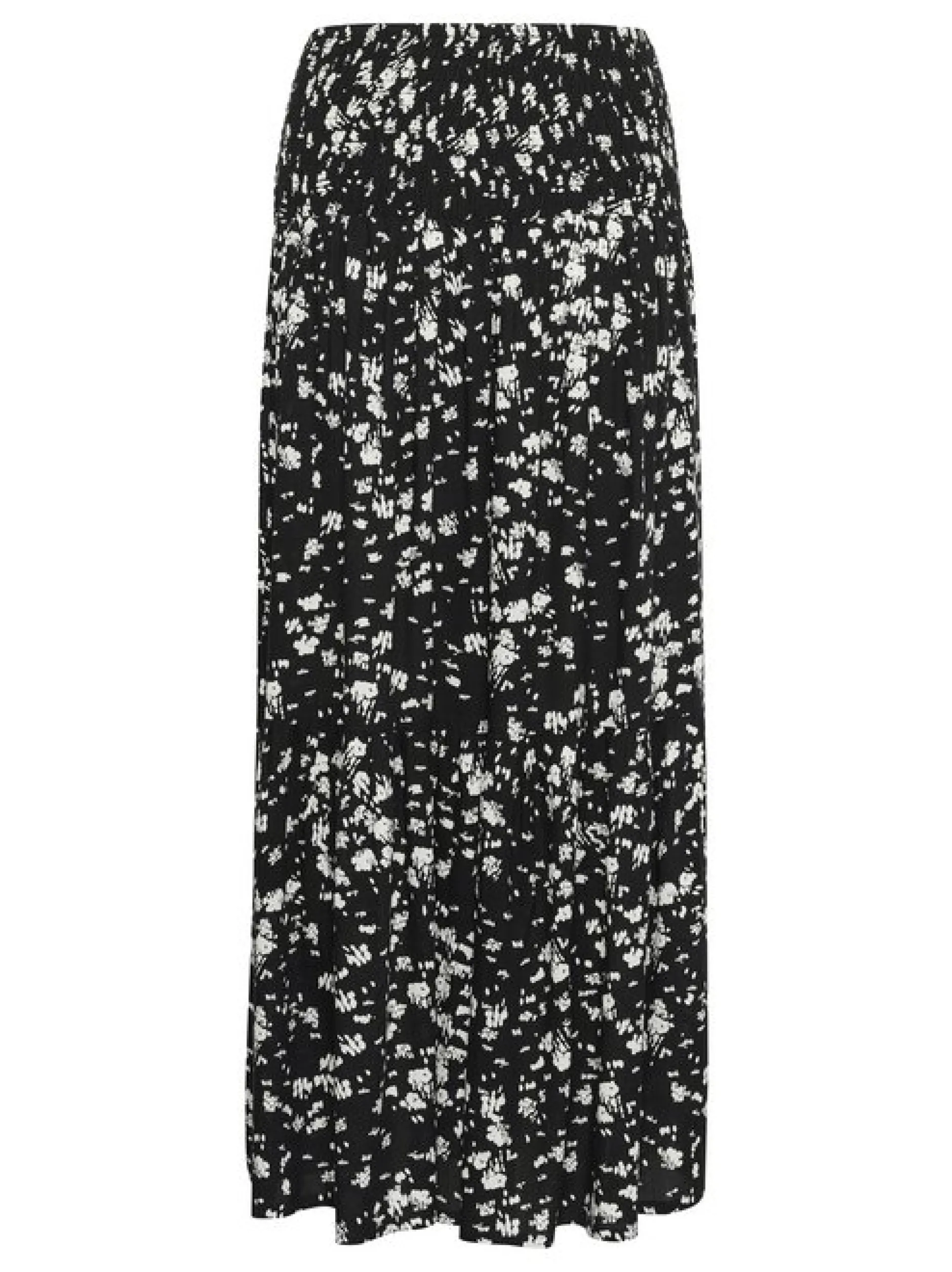 Kaffe Damen Rock KAbeathe Elastische Taille in schwarz