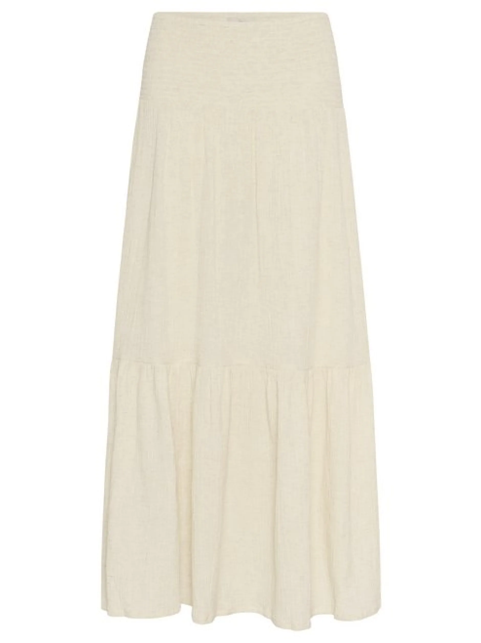 Kaffe Damen Rock KAgitte Elastische Taille in beige
