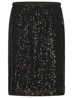 Kaffe Damen Rock KAlila in schwarz