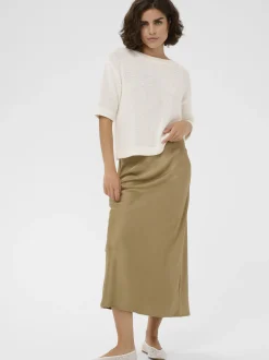 Kaffe Damen Rock KALOTTE in camel