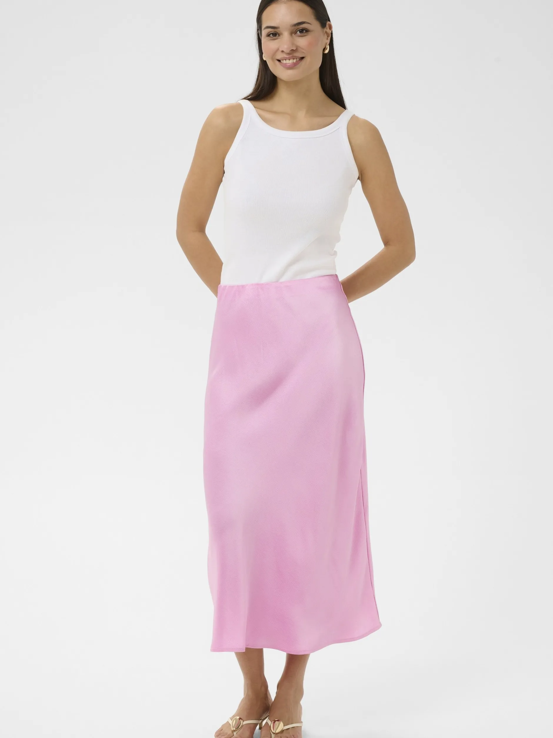 Kaffe Damen Rock KALOTTE in rosa