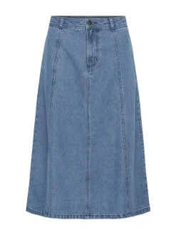 Kaffe Damen Rock KAvalena in medium stone denim