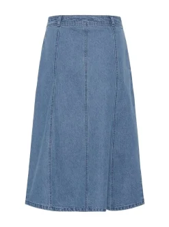 Kaffe Damen Rock KAvalena in medium stone denim