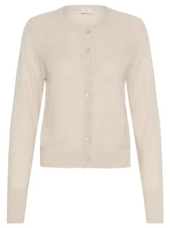 Kaffe Damen Strickjacke KAamalia in ecru
