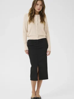 Kaffe Damen Strickjacke KAamalia in ecru