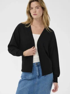 Kaffe Damen Strickjacke KAlizza in schwarz