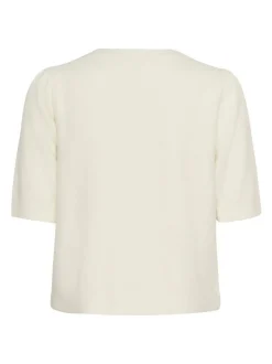 Kaffe Damen Strickjacke KAmarina in ecru