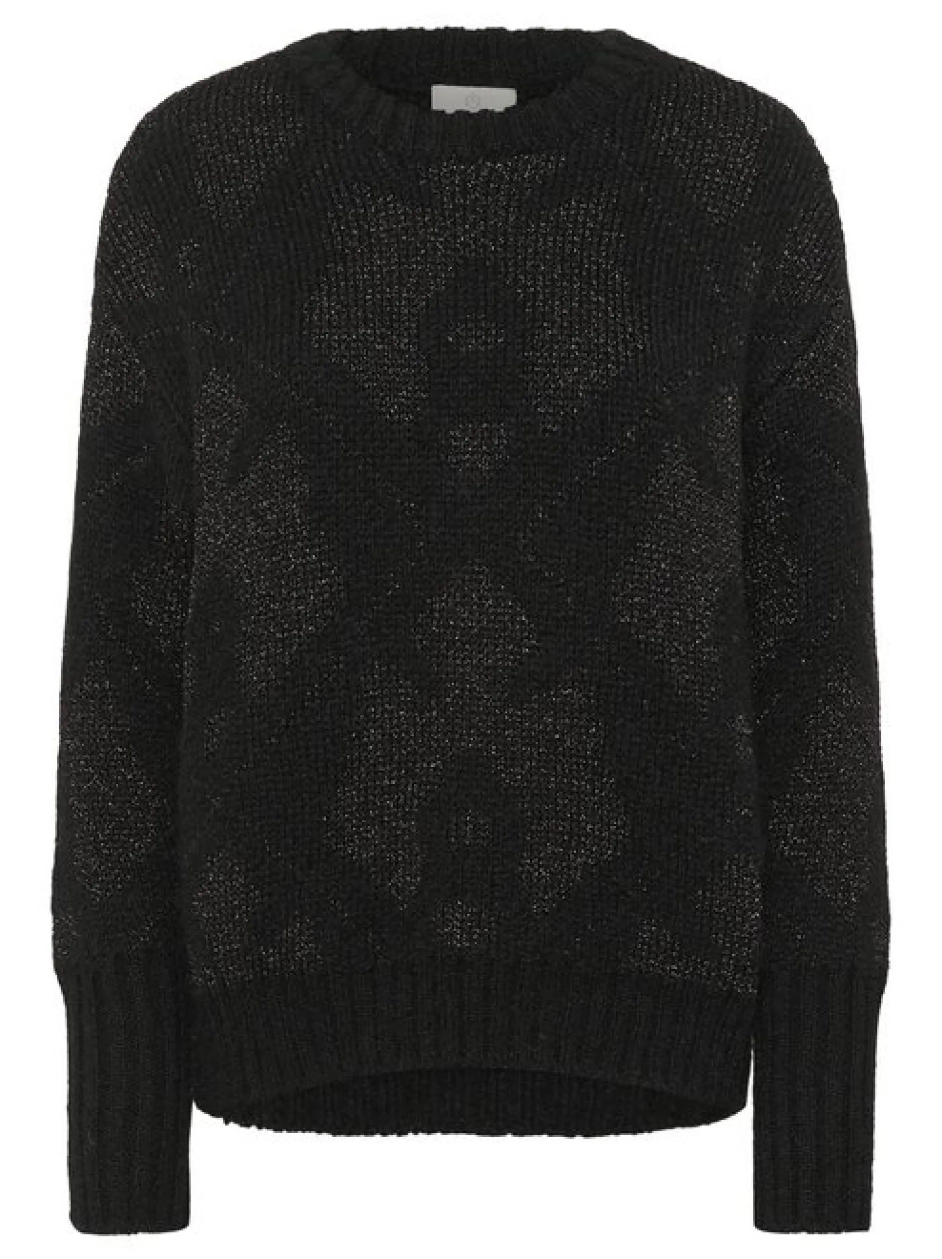 Kaffe Damen Strickpullover KAsandra in schwarz