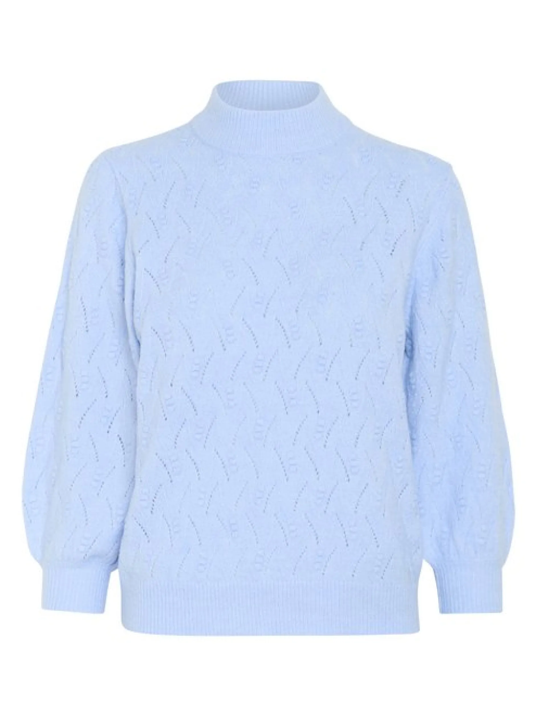 Kaffe Damen Strickpullover KArita in blau